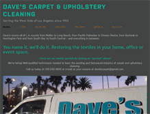 Tablet Screenshot of davesrugcare.com
